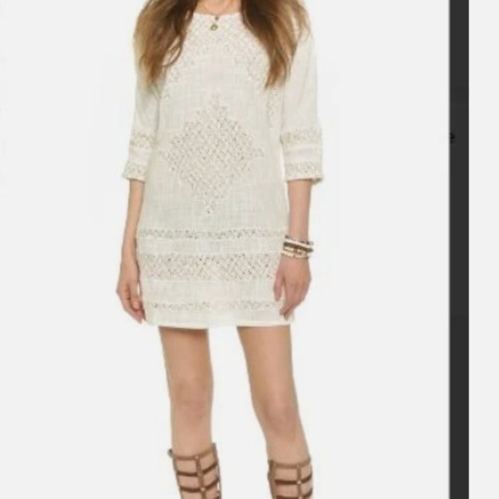 Free People Cotton Desert Mini Shift Dress